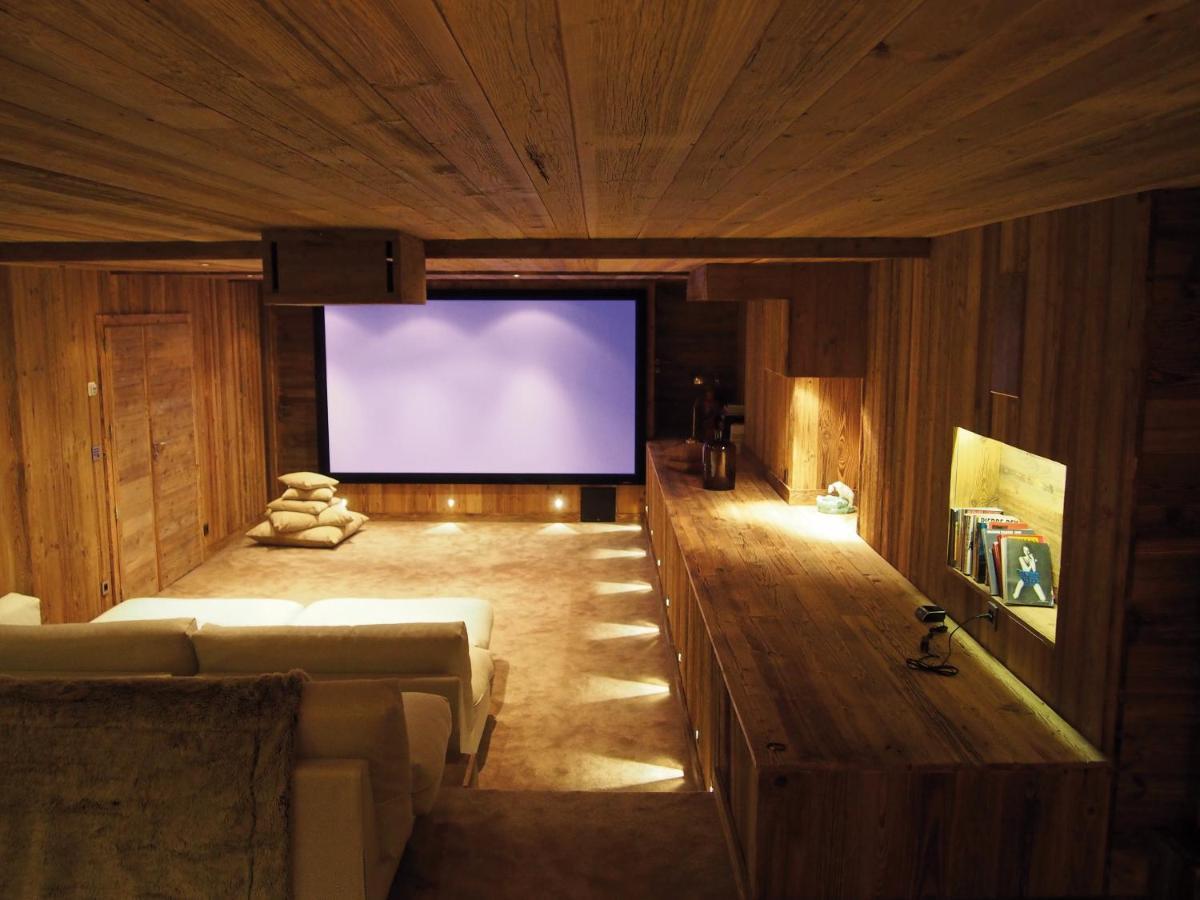מגב Chalet Javen - 520M2 Avec Piscine Chauffee Et Home Cinema מראה חיצוני תמונה